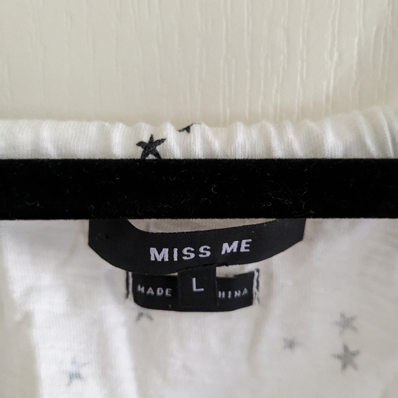 Miss Me Ladies Tank Top Size L - Picture 3 of 3